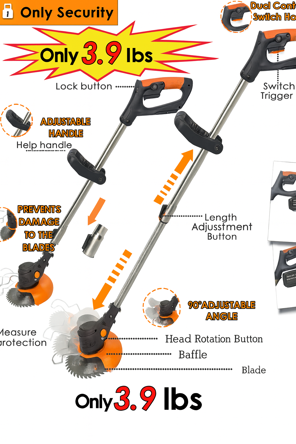 CORDLESS BRUSH CUTTER